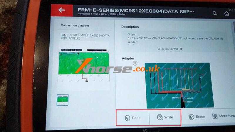 Bmw Frm E Series Data Repair Via Xhorse Vvdi Key Tool Plus (4)