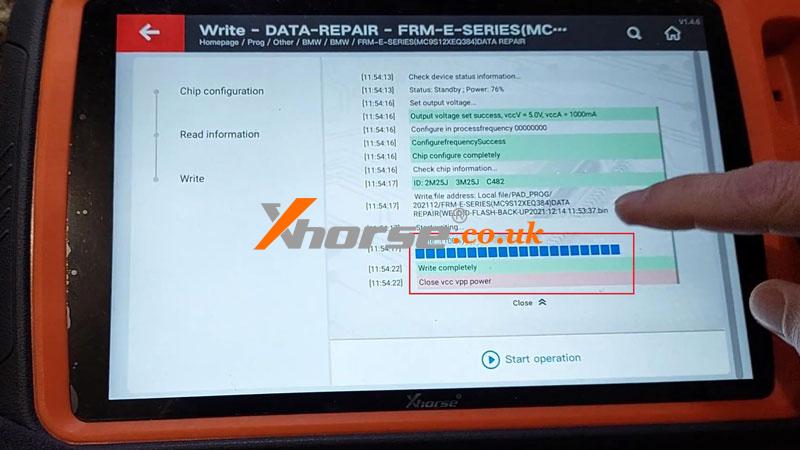 Bmw Frm E Series Data Repair Via Xhorse Vvdi Key Tool Plus (6)