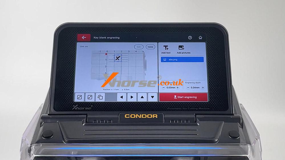 Condor Xc Mini Plus Ii Engrave On A Key Blank 11