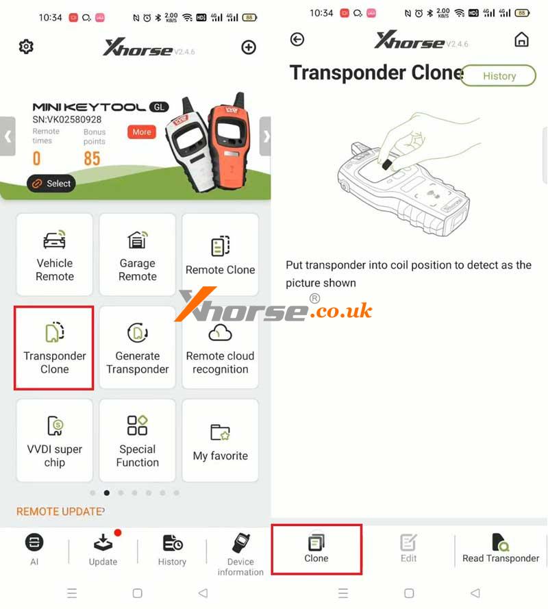 Check Xhorse Mini Key Tool Id48 96 Bit Tokens Points (1)