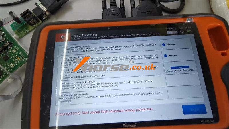 Xhorse Vvdi Key Tool Plus Adds Mini Cooper Bdc Key On Bench (9)
