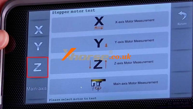Xhorse Condor Xc Mini Plus X Y Z Main Axis Motor Measurement (6)