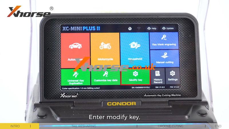 Condor Xc Mini Plus 2 Modify A Key To Flip Key (1)