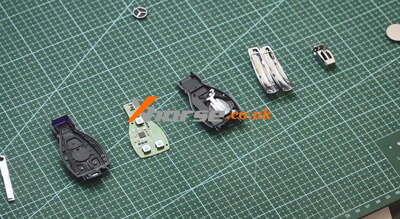 How To Assemble Be Key Pro Pcb And Benz Key Shell 4