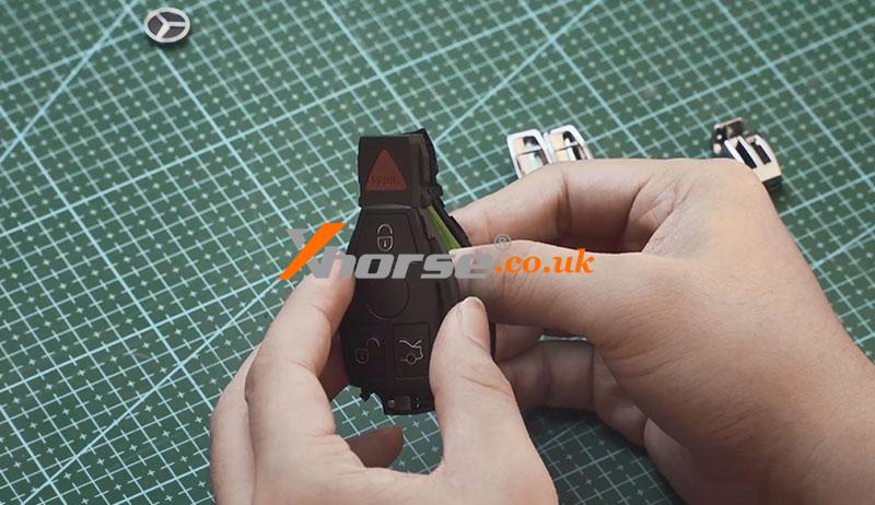 How To Assemble Be Key Pro Pcb And Benz Key Shell 7