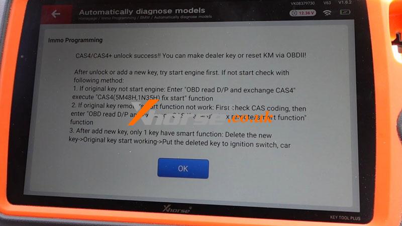 Vvdi Key Tool Plus Adds Bmw X3 Cas4 Key 6