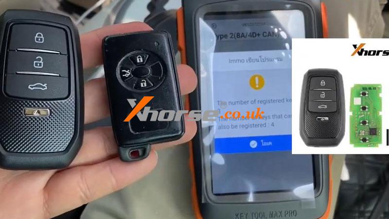 Xhorse Vvdi Key Tool Max Pro Adds 2012 Toyota Vios G Limited Key (8