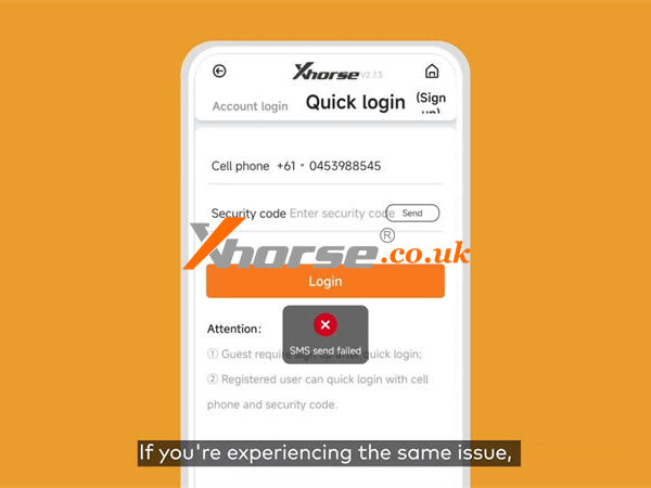Solution Cannot Receive Sms Verification Code From Xhorse App (1)