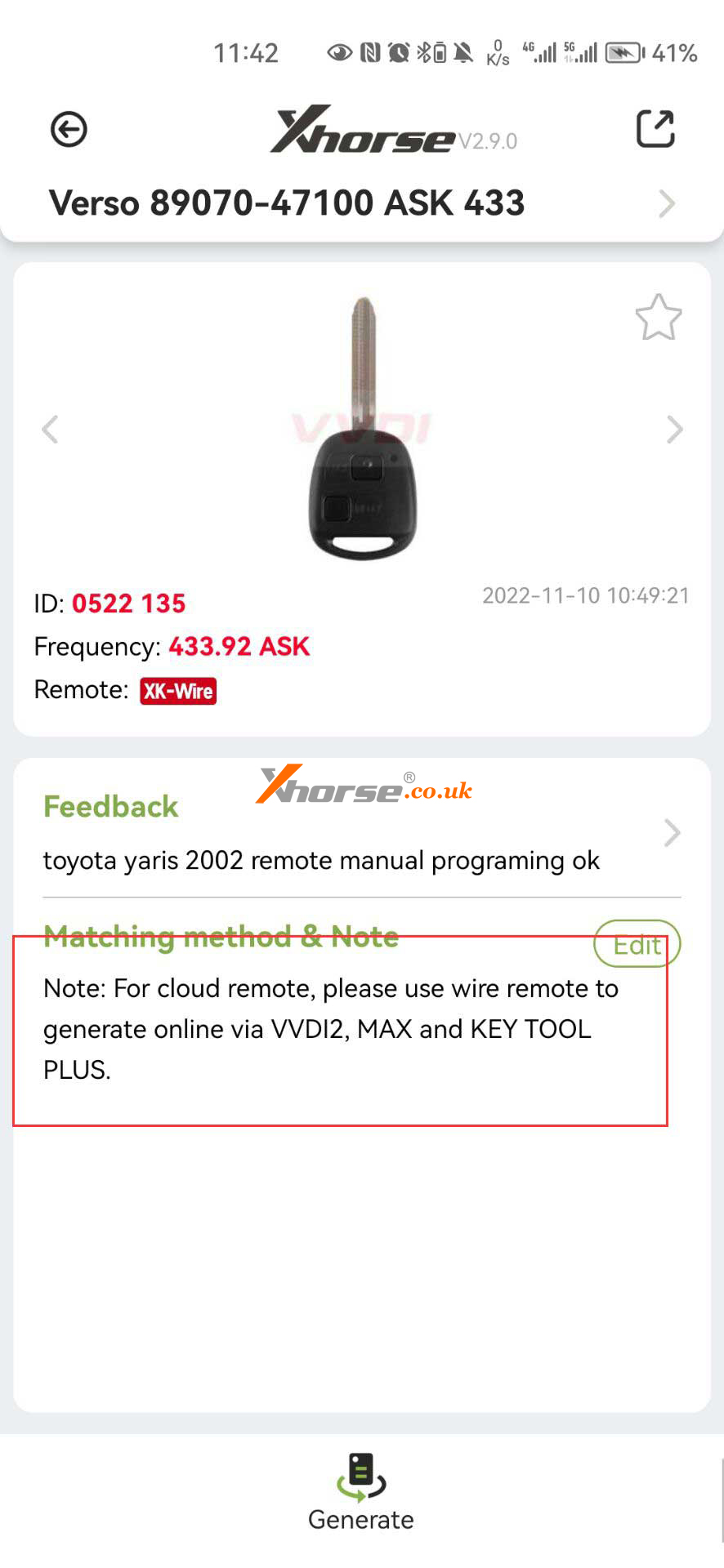 Xhorse Vvdi Mini Key Tool Generate Cloud Key Option Possible (2)