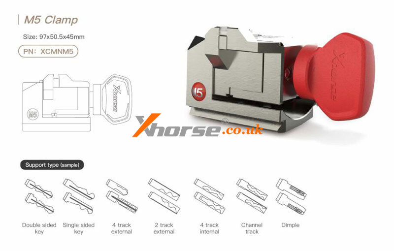 M5 Clamp Upgrade For All Xhorse Automatic Key Cutting Machines (3)
