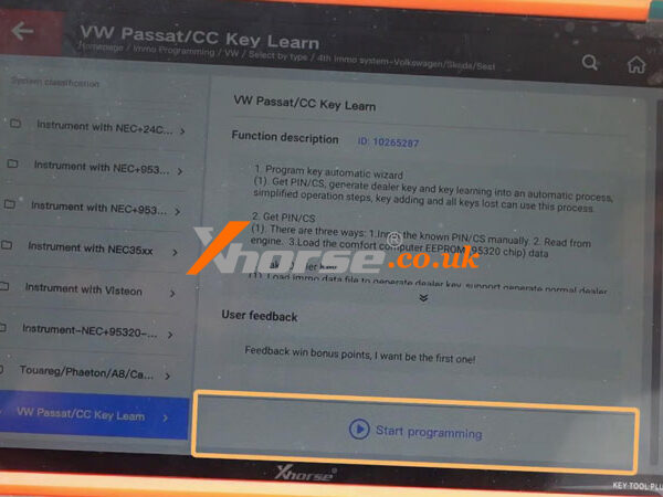 Xhorse Vvdi Key Tool Plus Adds Vw Passat B6 Id48 Key Via Obd (1)