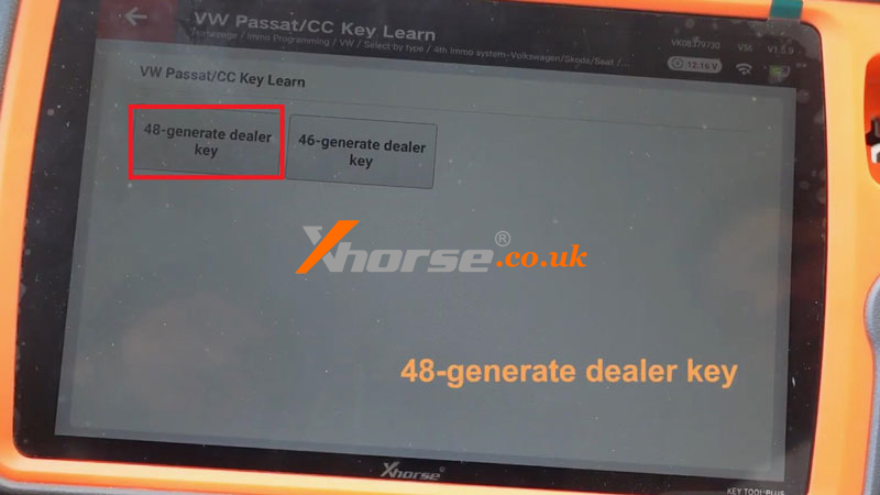 Xhorse Vvdi Key Tool Plus Adds Vw Passat B6 Id48 Key Via Obd (4)