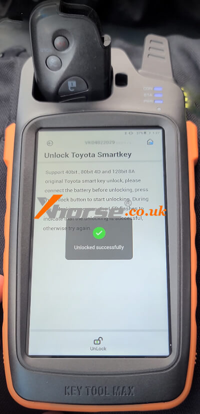 Key Tool Max Unlock Toyota Lexus Smart Key 5