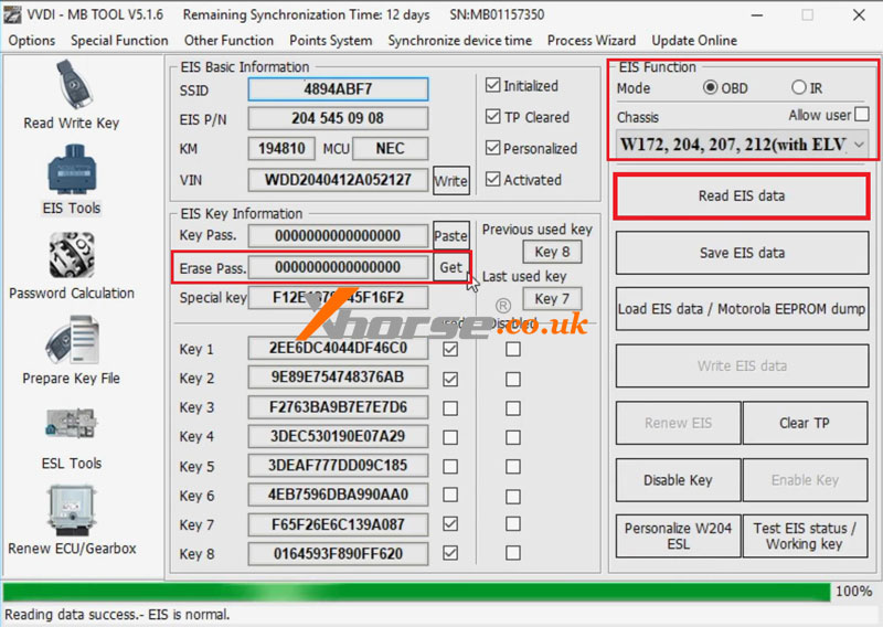Xhorse Vvdi Mb Tool Program Mercedes W204 W207 W212 Emulator (1)