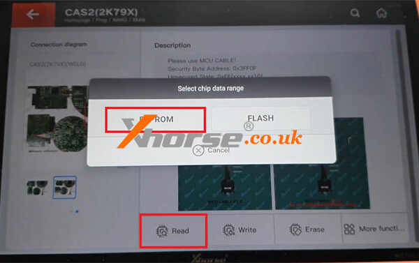 Xhorse Vvdi Key Tool Plus Read Bmw Cas2 E60 Eeprom To Reset Km (3)
