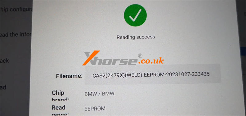 Xhorse Vvdi Key Tool Plus Read Bmw Cas2 E60 Eeprom To Reset Km (4)
