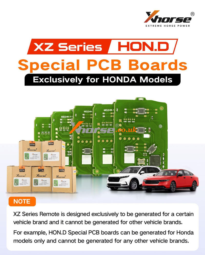 Xhorse Xz Honda Remote Pcb Boards New Release (1)