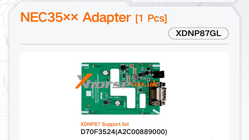 Xhorse Mqb48 Solder Free Adapters 5