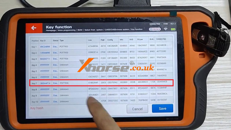 Xhorse Vvdi Key Tool Plus Godiag Add Bmw Cas3 Istap Key (10)