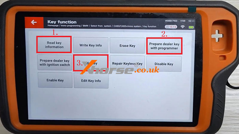 Xhorse Vvdi Key Tool Plus Godiag Add Bmw Cas3 Istap Key (4)