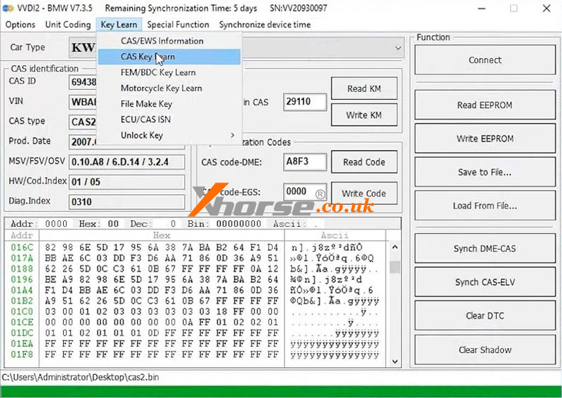Xhorse Vvdi2 Godiag Test Platform Add Bmw Cas2 Key (5)