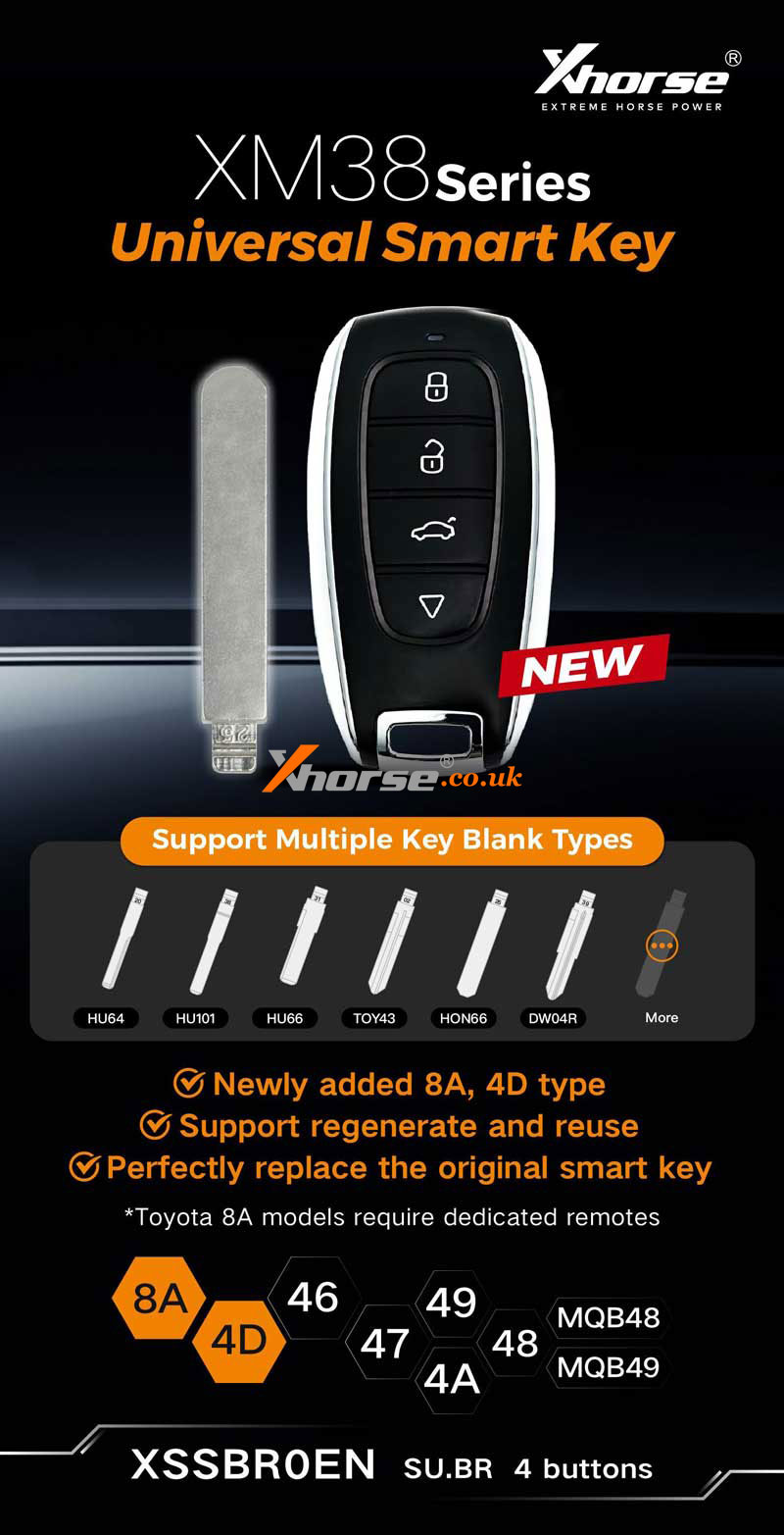 Xhorse Xz Xs Xm38 Series Smart Key New Released (3)