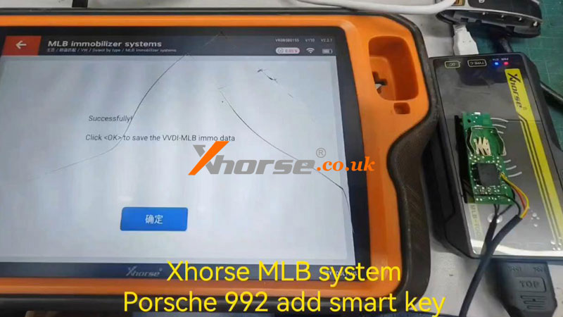 Xhorse Vvdi Key Tool Plus Mlb Tool Add Porsche 992 Smart Key Ok (2)