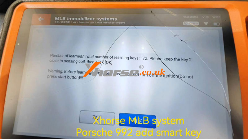 Xhorse Vvdi Key Tool Plus Mlb Tool Add Porsche 992 Smart Key Ok (4)