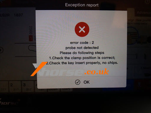 Solved Xhorse Dolphin Xp 005 Error Code 2 Probe Not Detected (1)
