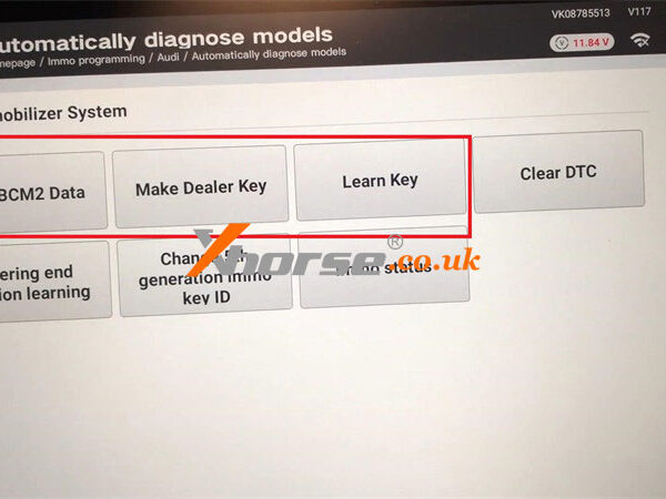 Vvdi Key Tool Plus Add 2017 Audi A8 Key 1