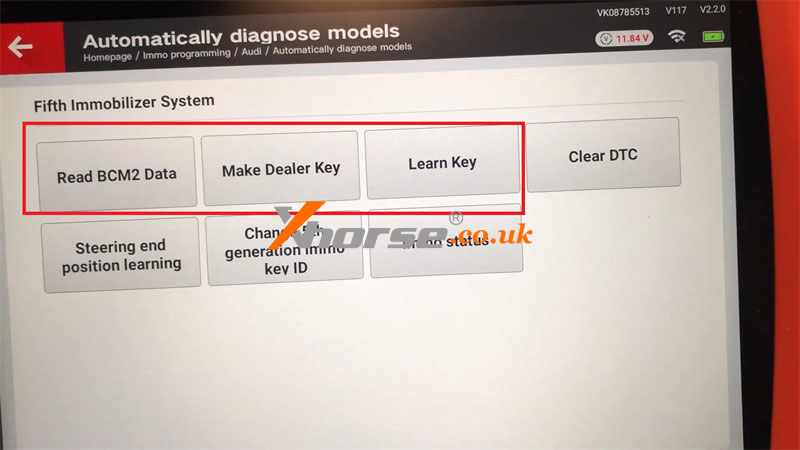 Vvdi Key Tool Plus Add 2017 Audi A8 Key 1