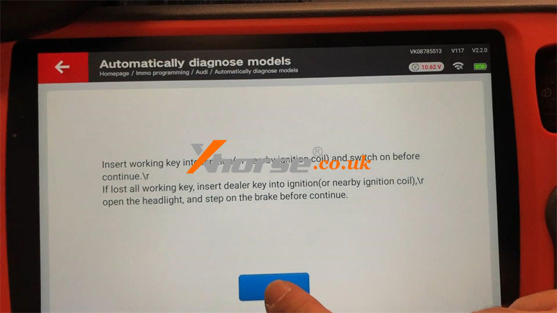 Vvdi Key Tool Plus Add 2017 Audi A8 Key 5