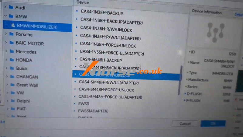Xhorse Multi Prog Force Unlock Bmw Cas4 5m48h Success (3)