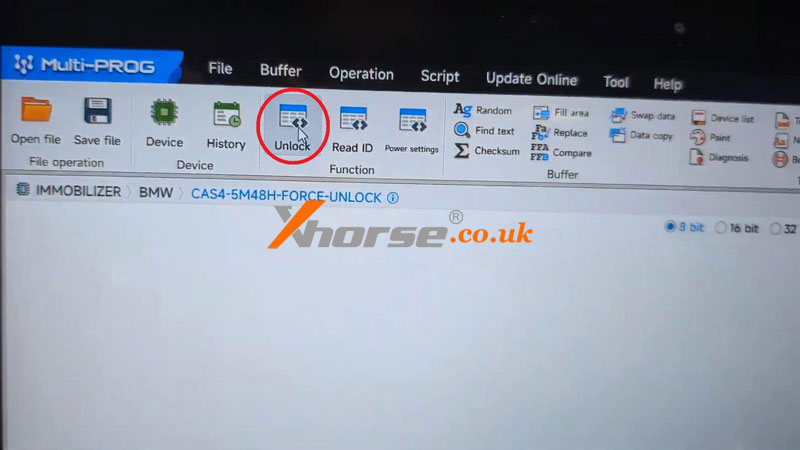 Xhorse Multi Prog Force Unlock Bmw Cas4 5m48h Success (7)