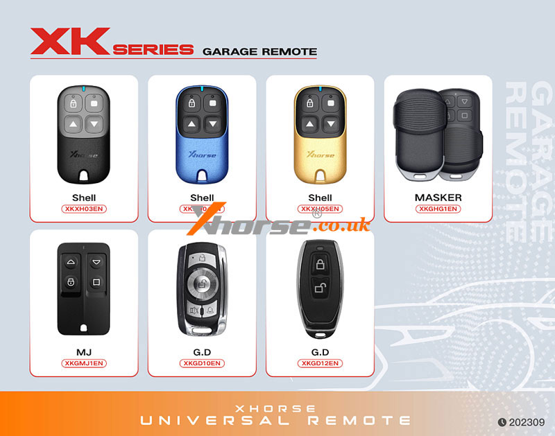 Xhorse Vvdi Xs Xe Xn Xk Universal Remote Family (10)