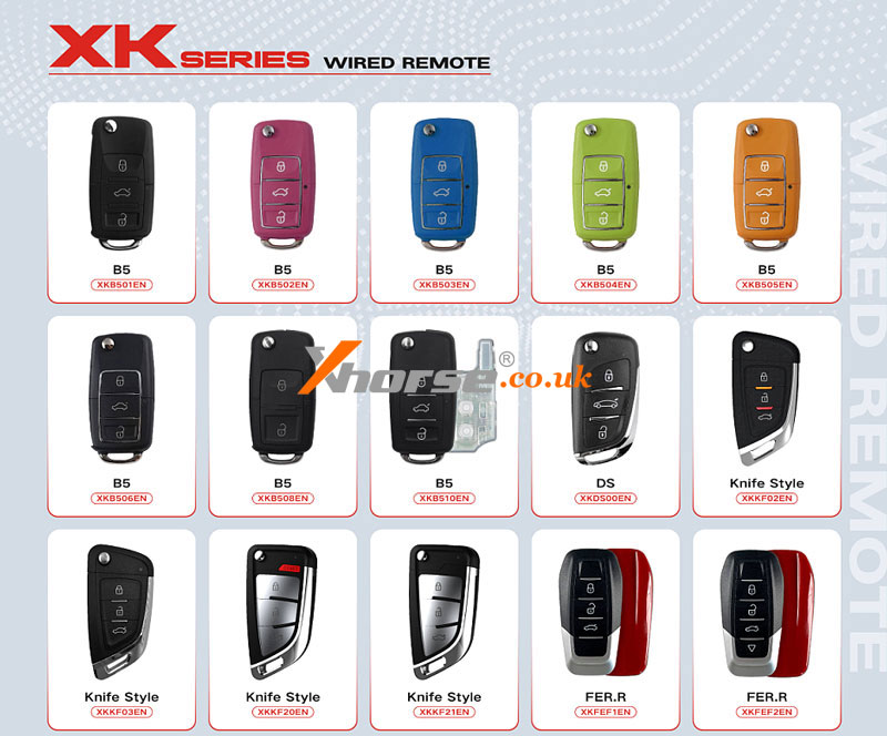 Xhorse Vvdi Xs Xe Xn Xk Universal Remote Family (6)