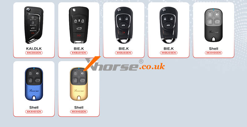 Xhorse Vvdi Xs Xe Xn Xk Universal Remote Family (9)