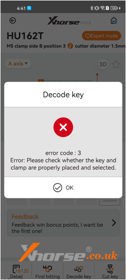 Solved Xhorse Dolphin Xp 005 005l Display Error 6 56 3 3