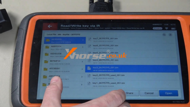 Xhorse Key Tool Plus Program Mercedes W211 All Keys Lost No Solder (10)