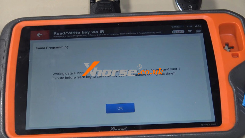 Xhorse Key Tool Plus Program Mercedes W211 All Keys Lost No Solder (11)