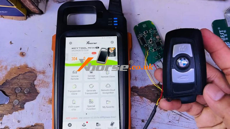 Xhorse Key Tool Max Renew Bmw F Series 49 Chip Key 1
