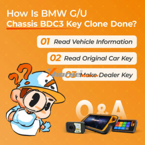 How To Clone Bmw G U Chassis Bdc3 Key With Xhorse Key Tool Plus 1