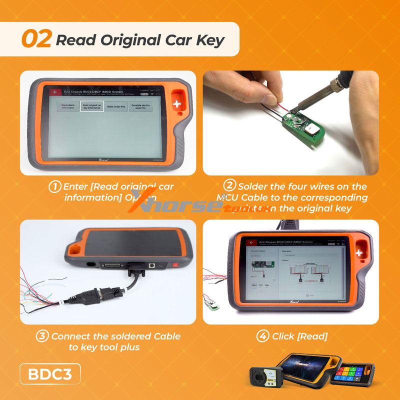 How To Clone Bmw G U Chassis Bdc3 Key With Xhorse Key Tool Plus 3