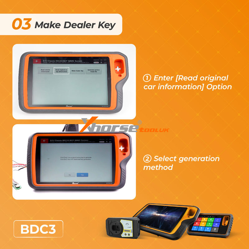 How To Clone Bmw G U Chassis Bdc3 Key With Xhorse Key Tool Plus 4