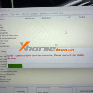 How To Fix Xhorse Vvdi2 Software Dont Have This Authorize Error 1