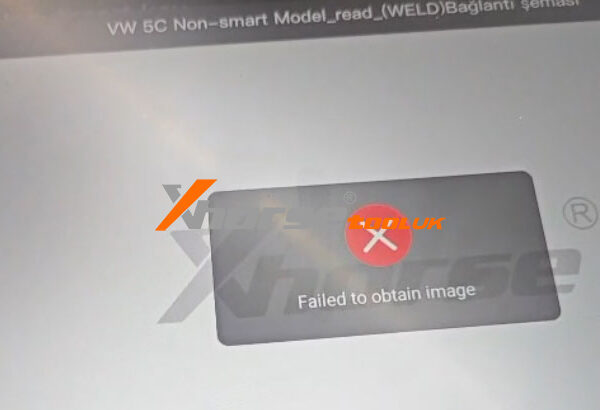 Fixed Xhorse Key Tool Plus Vag 5c 5d Failed To Obtain Image