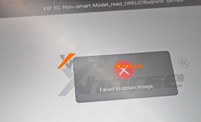 Fixed Xhorse Key Tool Plus Vag 5c 5d Failed To Obtain Image