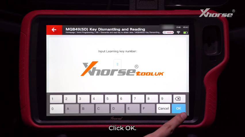 How To Add Vw 5d Keys With Xhorse Key Tool Plus Xdnp119 Adapter 11