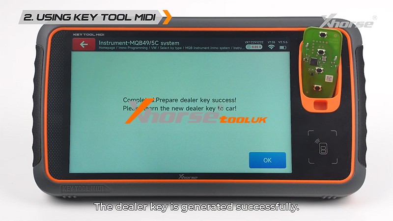How To Generate Vw Audi 5c 5d Dealer Keys With Vvdi2 13