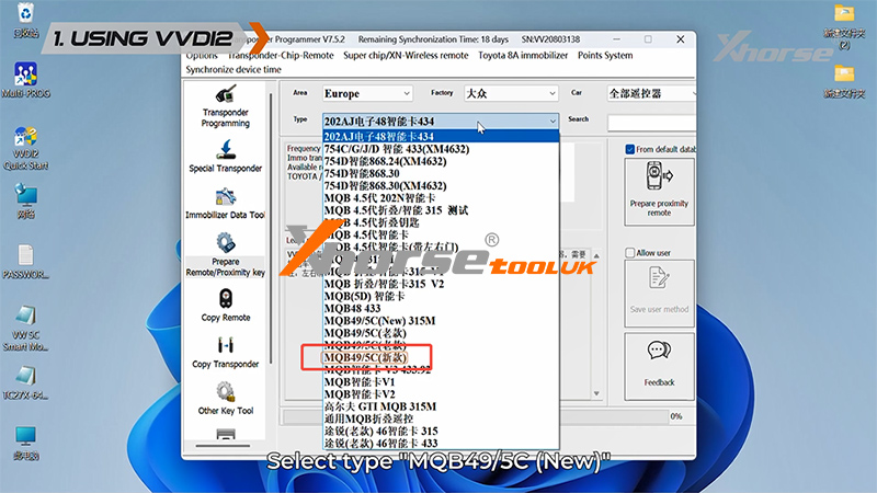 How To Generate Vw Audi 5c 5d Dealer Keys With Vvdi2 2